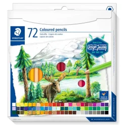 STAEDTLER Design Journey - 72 Crayons de couleur - couleurs assorties