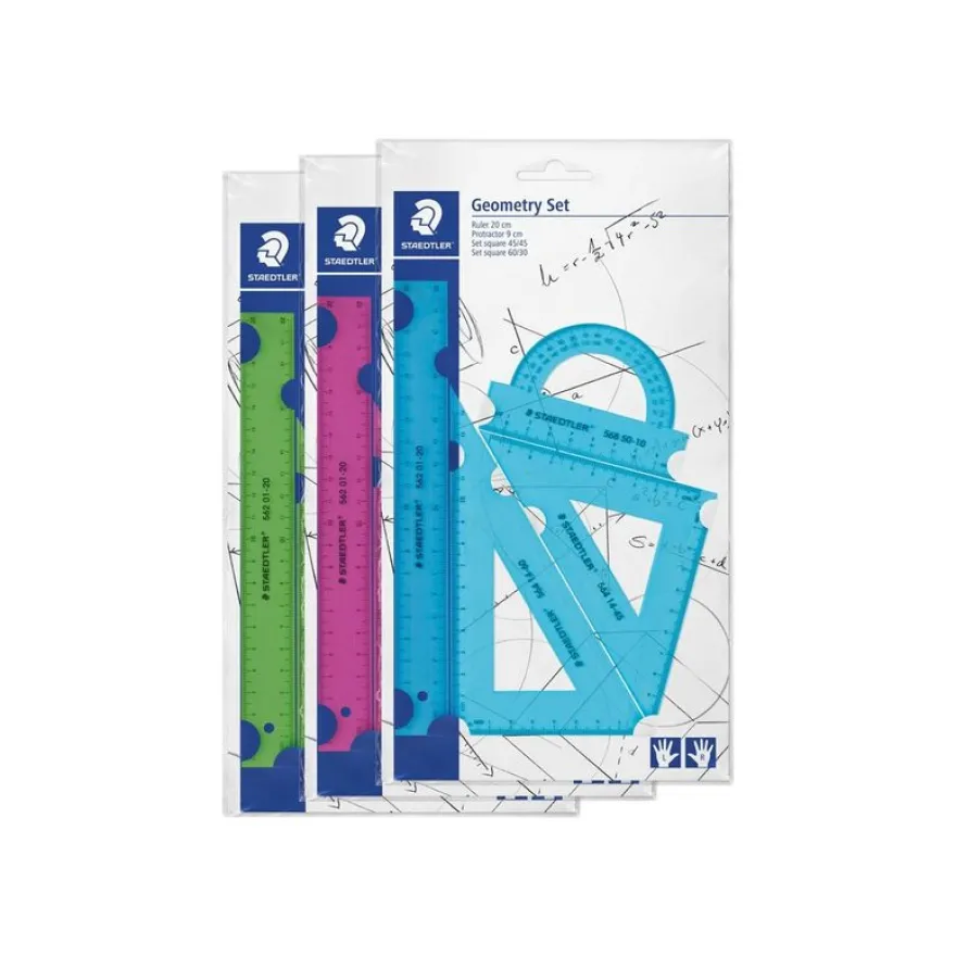 STAEDTLER Geometry - Kit de traçage - disponible dans différentes couleurs