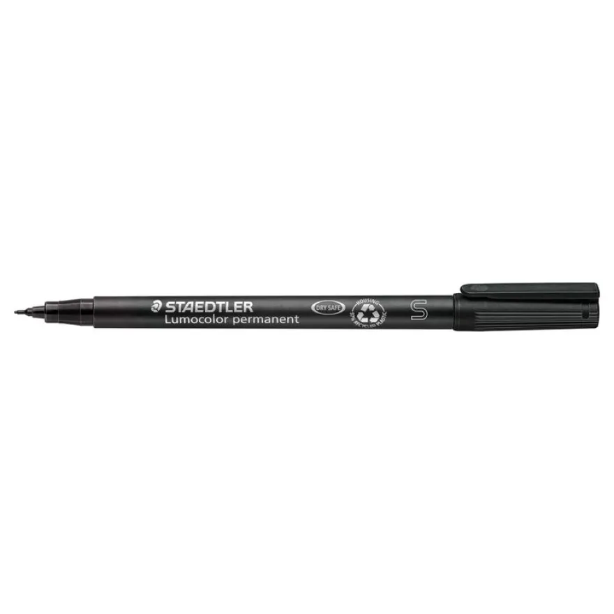 STAEDTLER LUMOCOLOR 313 - Marqueur permanent - pointe super fine - noir