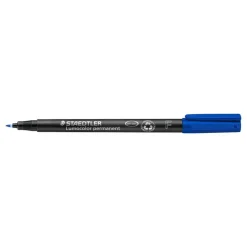 STAEDTLER LUMOCOLOR 318 - Marqueur permanent - pointe fine - bleu