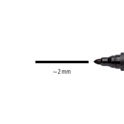 STAEDTLER LUMOCOLOR 352 - Marqueur permanent - pointe ogive - bleu