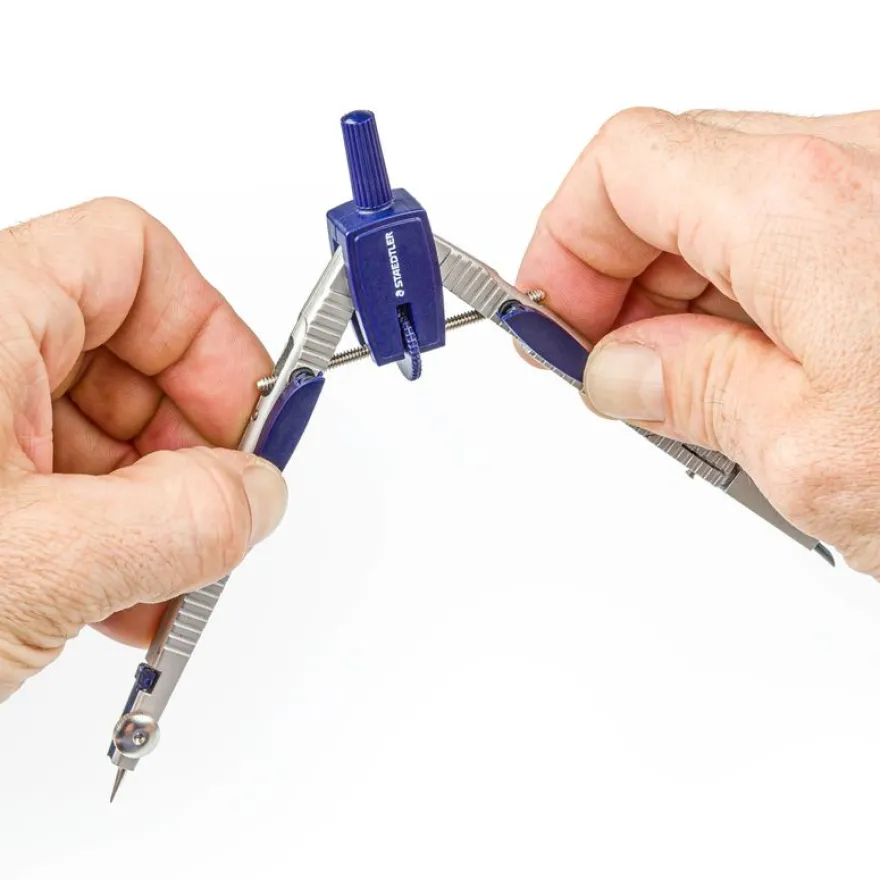 STAEDTLER Mars Comfort 553 - Compas réglable à balustre et accessoires