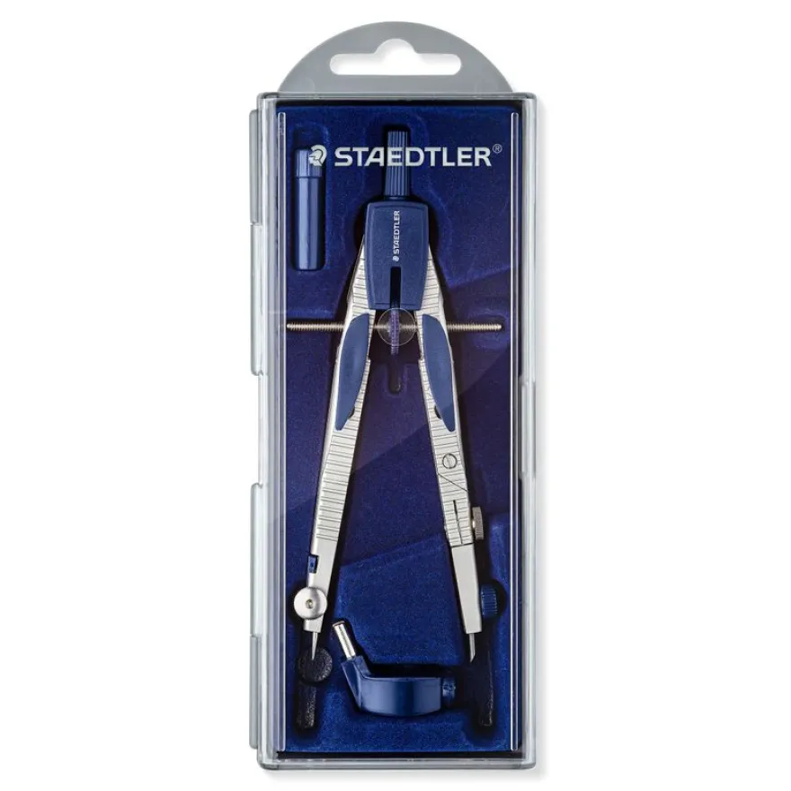 STAEDTLER Mars Comfort 553 - Compas réglable à balustre et accessoires