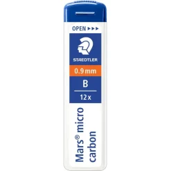 STAEDTLER Mars micro - Etui de 12 Mines pour porte mines - B - 0,9 mm