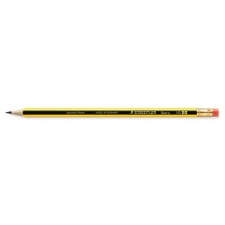 STAEDTLER Noris - Crayon à papier - HB - 2 mm - embout gomme