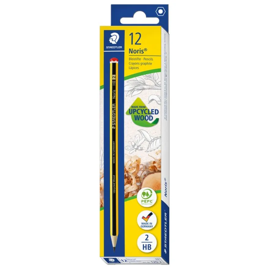 STAEDTLER Noris - Pack de 12 Crayons à papier - HB - 2 mm