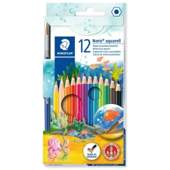 Staedtler Noris club - 12 Crayons de couleur aquarellables