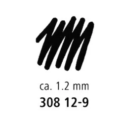 STAEDTLER pigment liner - Feutre fin - 1.2 mm - noir