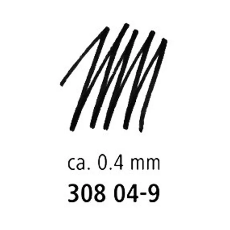 STAEDTLER pigment liner - Feutre fin - 0.4 mm - noir