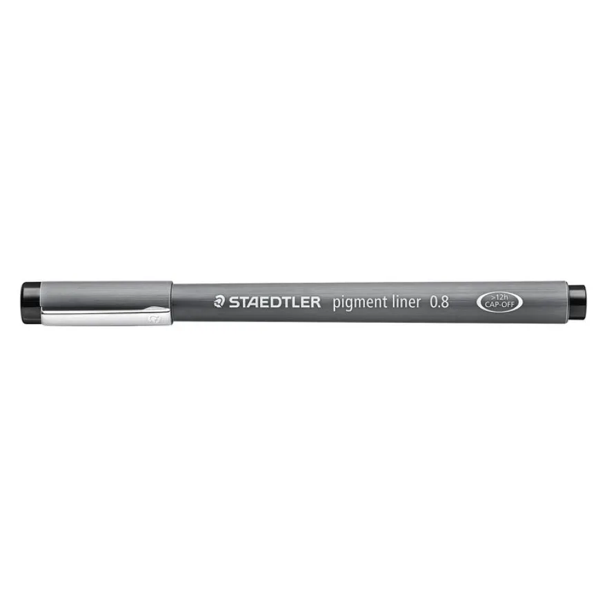 STAEDTLER pigment liner - Feutre fin - 0.8 mm - noir