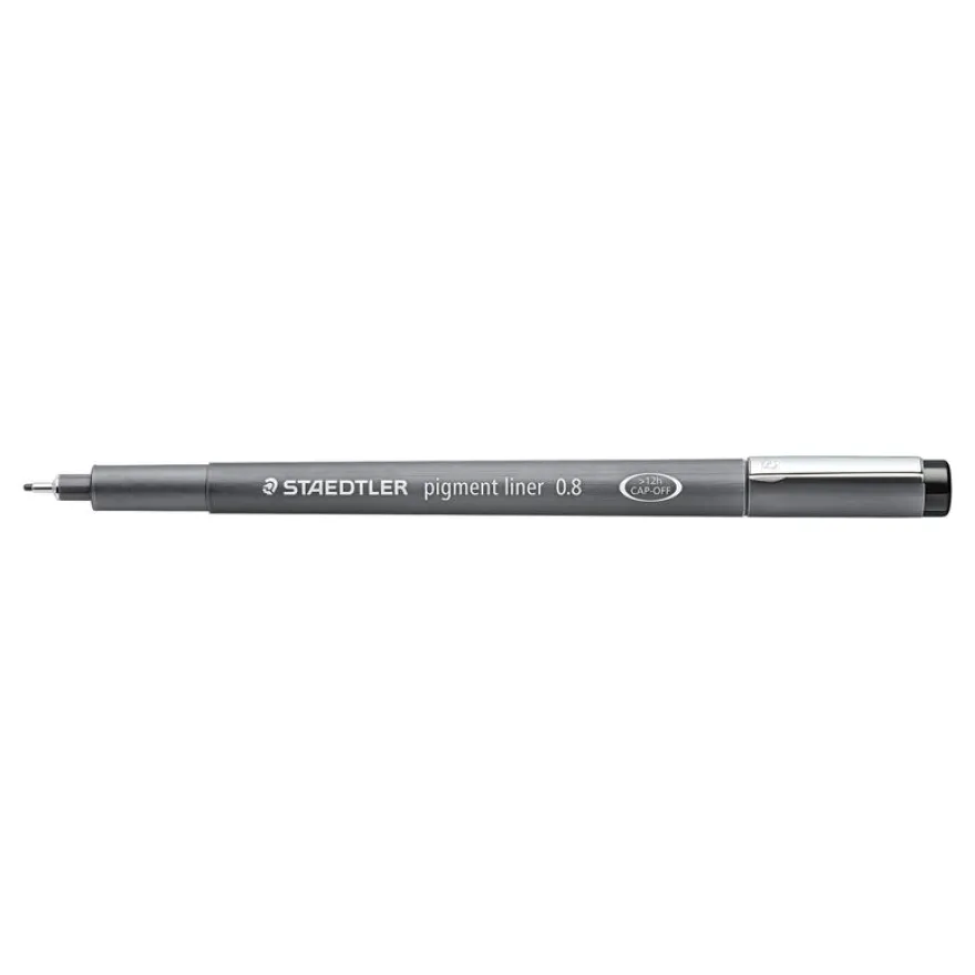 STAEDTLER pigment liner - Feutre fin - 0.8 mm - noir