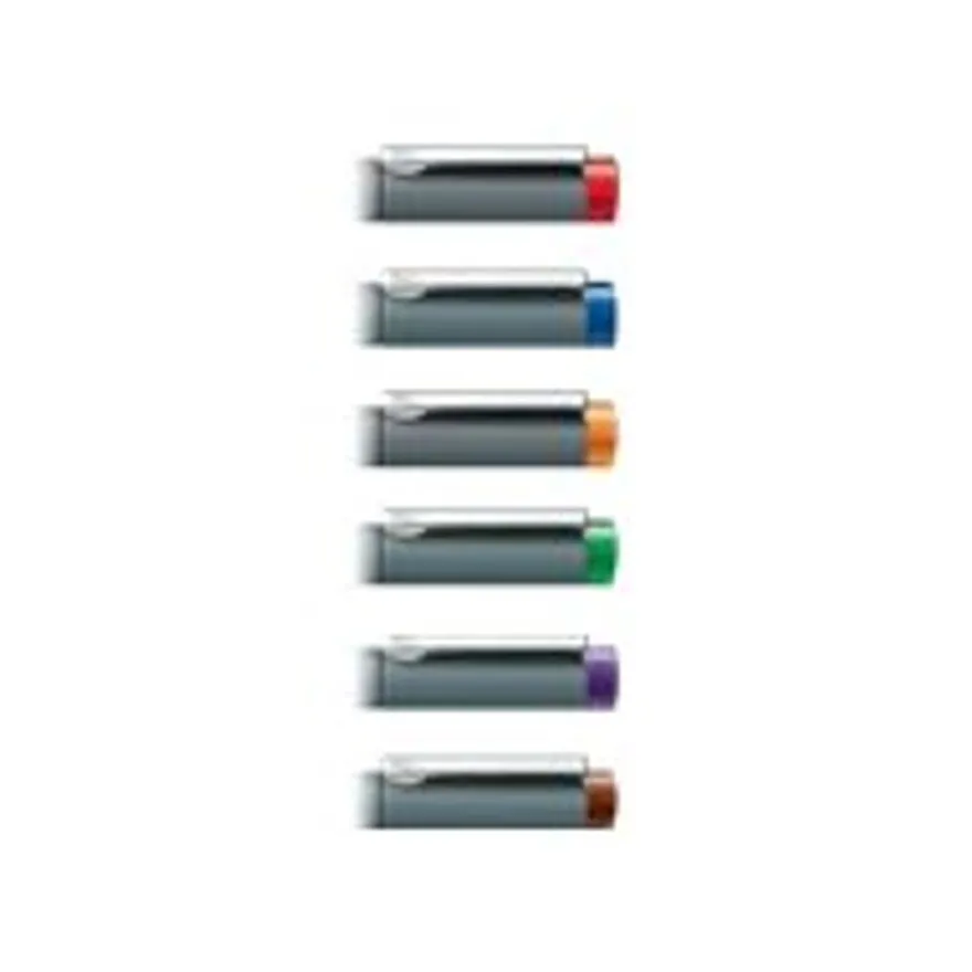 STAEDTLER pigment liner - Pack de 6 Feutres fins - 0.5 mm - couleurs assorties