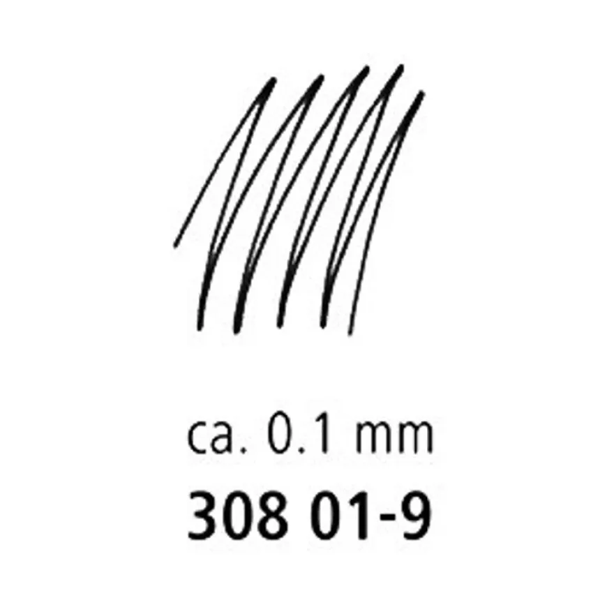 STAEDTLER pigment liner - Feutre fin - 0.1 mm - noir