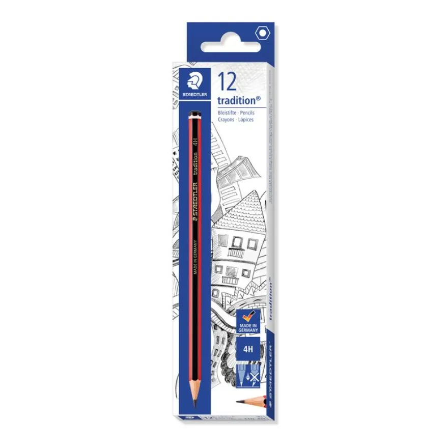 STAEDTLER Tradition - Crayon à papier - 4H - 2 mm