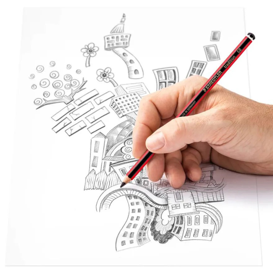 STAEDTLER Tradition - Crayon à papier - 6B - 2 mm