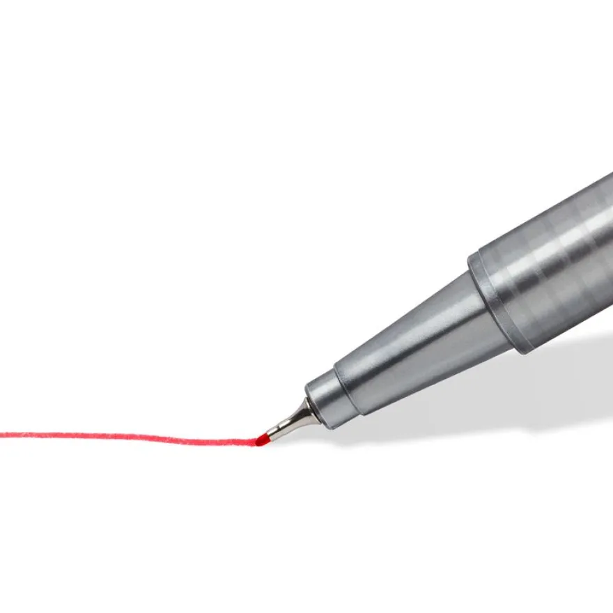 STAEDTLER triplus 334 - 4 feutres fins - 0.3 mm - noir. rouge. bleu. vert