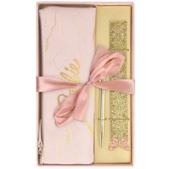 Stationery Set Barbie (stylo bille, règle, pochette en design Barbie)