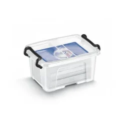 STRATA - Boîte multi rangements 0,4L - qualité alimentaire - cristal