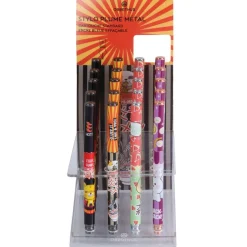 Styllo plume Kawai Market - 4 decors assortis - Oberthur