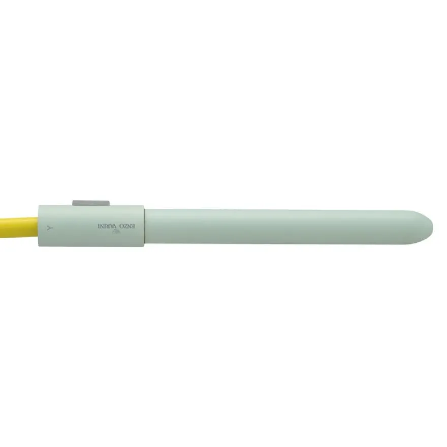 Stylo à bille rétractable ENZO VARINI "4 en 1 CMYK" coloris du corps vert & jaune