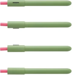 Stylo à bille rétractable ENZO VARINI "4 en 1 CMYK" coloris du corps vert & rose