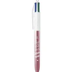 Stylo BIC 4Couleurs Octobre Rose