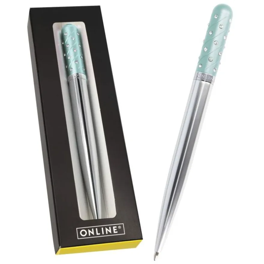 Stylo bille Crystal Pen Turquoise