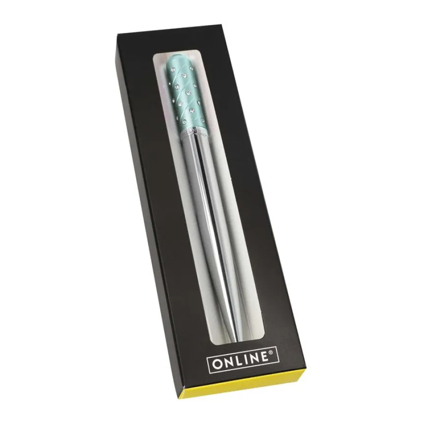 Stylo bille Crystal Pen Turquoise