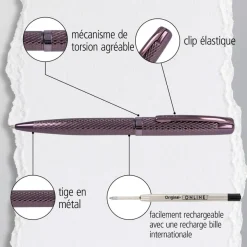 Stylo bille Eleganza Diamond Wine
