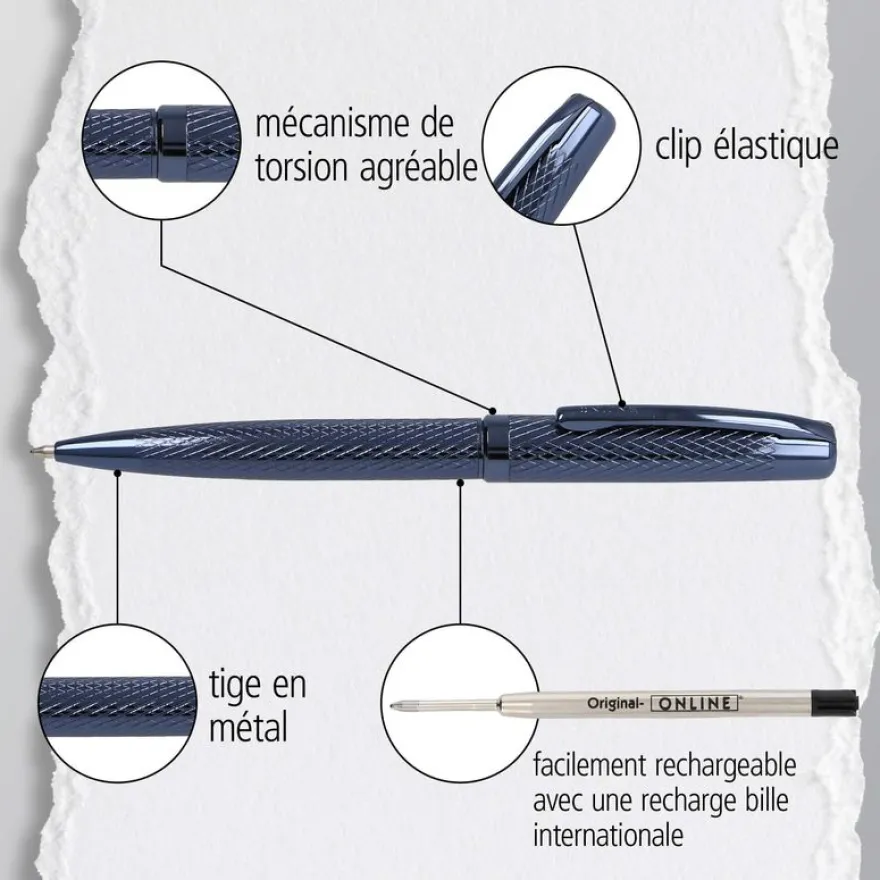 Stylo bille Eleganza Diamond Night