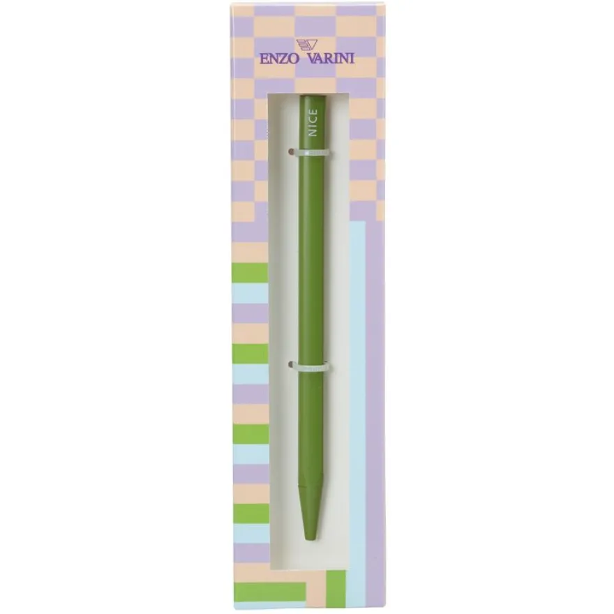 Stylo bille métal en boite cadeau ENZO VARINI coloris assortis
