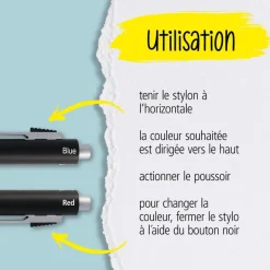 Stylo bille Multipen 4 in 1 Fashion Blue
