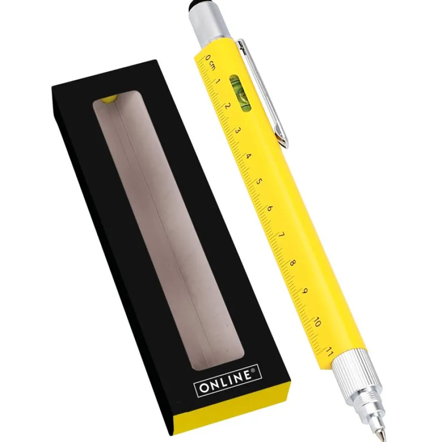 Stylo bille Tool Pen Yellow/jaune en boîte cadeau