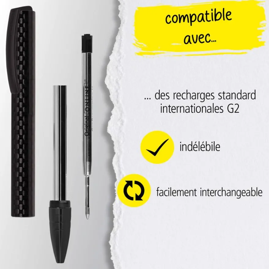 Stylo bille Vision Carbon Black
