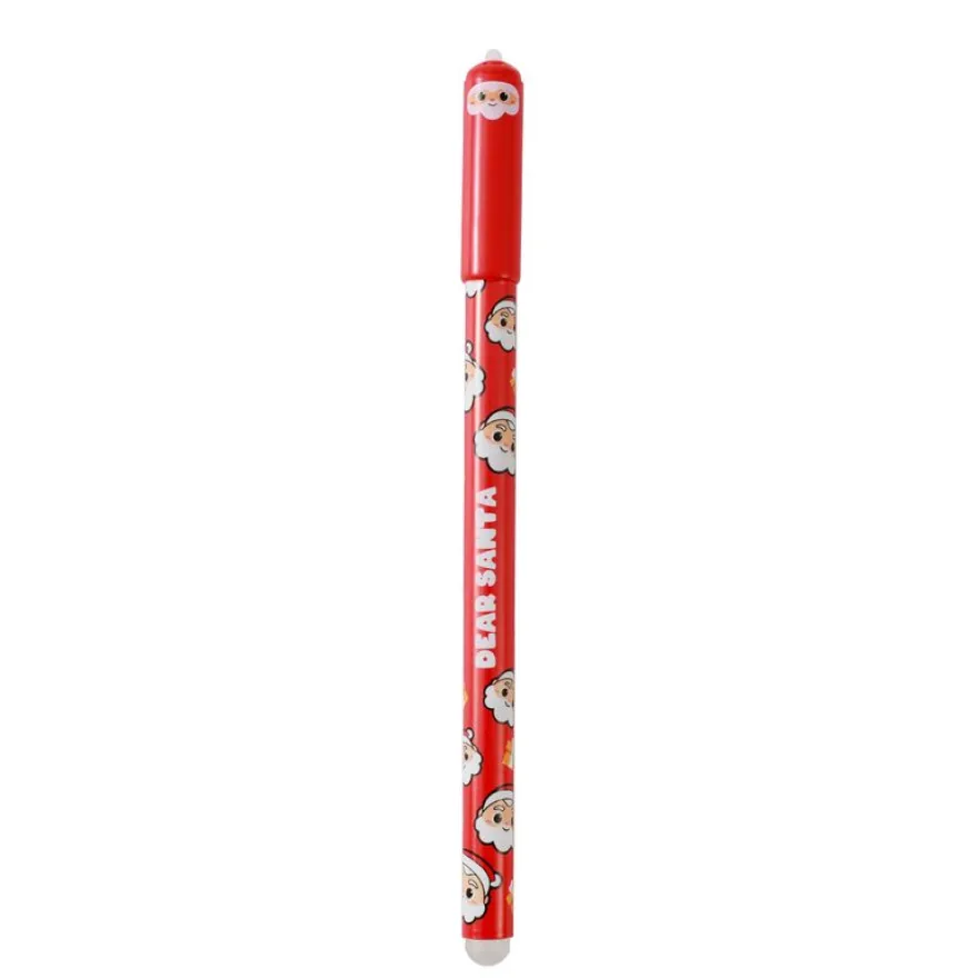 Stylo Effaçable avec Capuchon XMAS - Santa - Noël