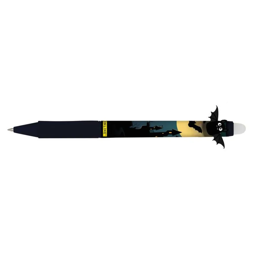 Stylo encre gel magiXX Fun Halloween Batmoon Rising, encre effaçable bleue