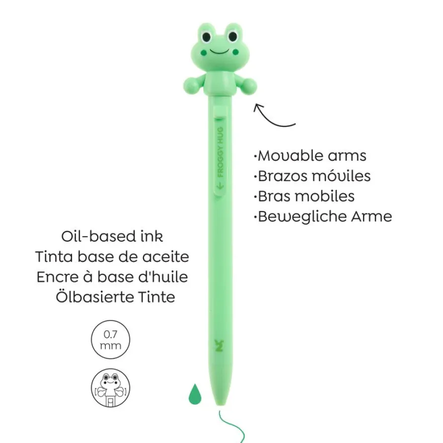 Stylo Grenouille Hug Attack Back2Fun