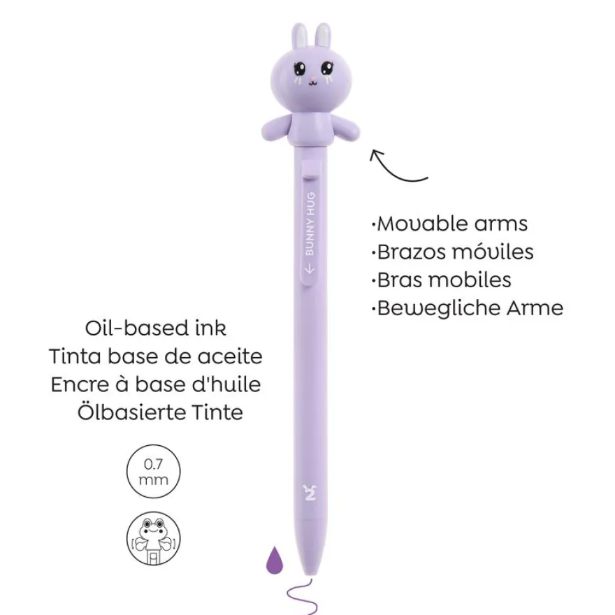 Stylo Lapin Hug Attack Back2Fun