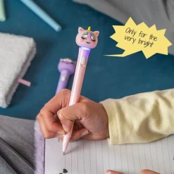Stylo Licorne lumineux rose Back2Fun
