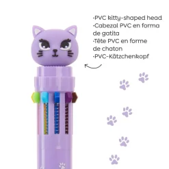Stylo mauve Kitty Back2Fun