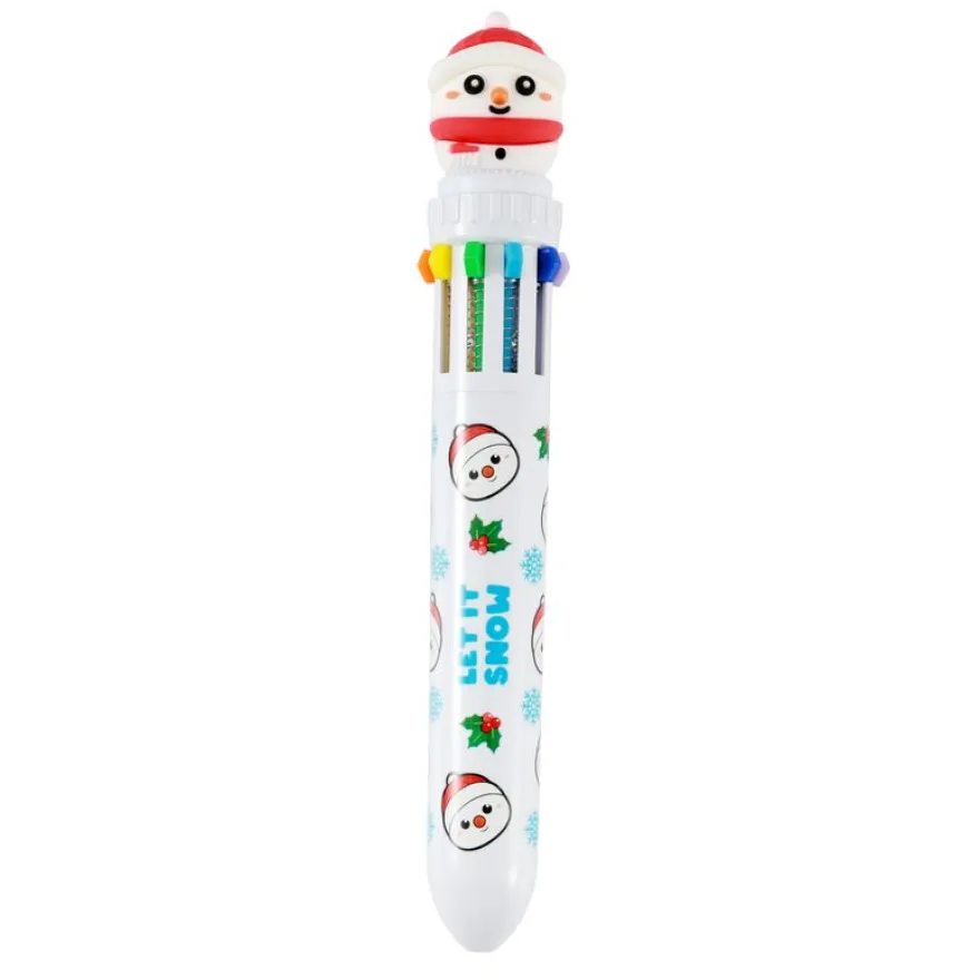 Stylo Multicolore XMAS - Snowman - Noël