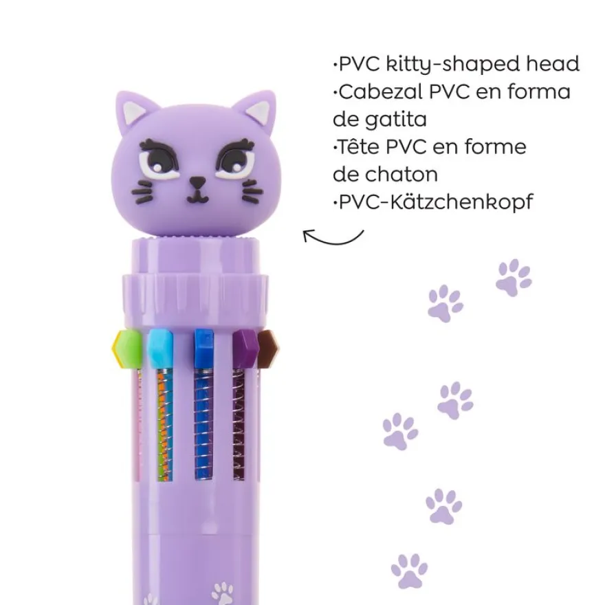 Stylo noir Kitty Back2Fun