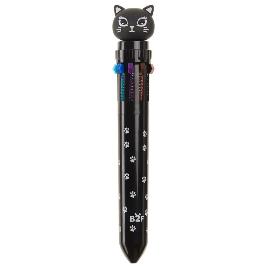 Stylo noir Kitty Back2Fun