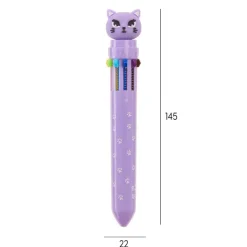 Stylo noir Kitty Back2Fun