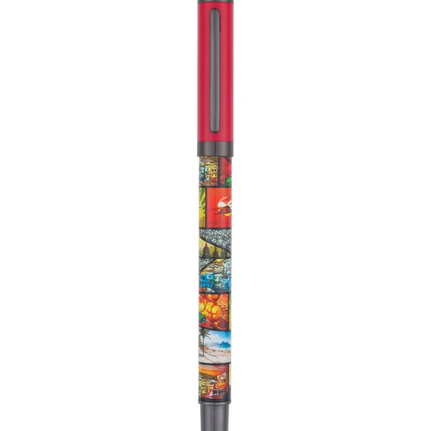 Stylo plume Arcade - 5 decors assortis - Oberthur