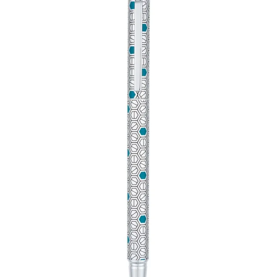 Stylo plume Géométrique - 3 decors assortis - Oberthur