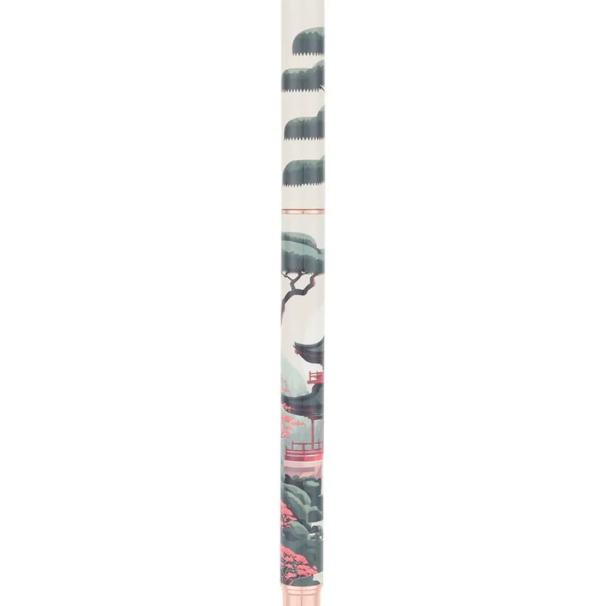 Stylo plume Japon - 5 decors assortis - Oberthur