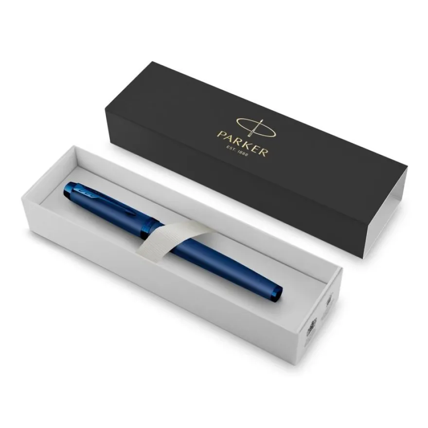 Stylo plume monochrome Parker IM - bleu - plume fine - encre bleue