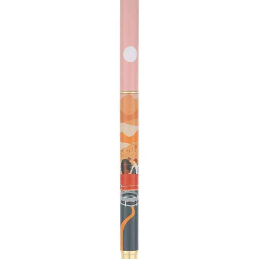 Stylo plume Paysage - 3 decors assortis - Oberthur