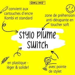 Stylo plume tactile Switch Plus Silver